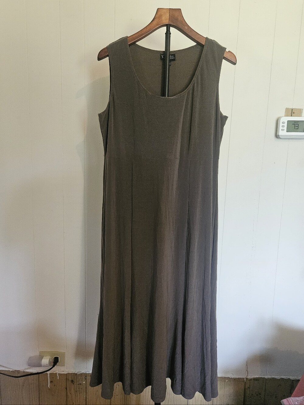 K Studio Collection Brown Midi Dress Size 14